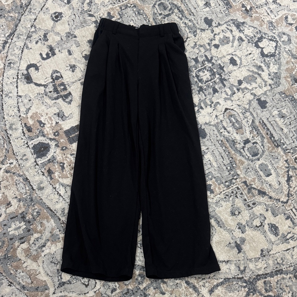HALARA Black Wide Leg Trousers